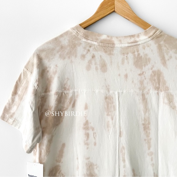 NWT Old Navy Tie Dye T-Shirt Dress 100% Cotton in Beige - Picture 10 of 13